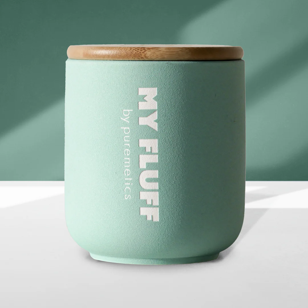 PUREMETICS MY FLUFF KERAMIKGEFÄSS "TÜRKIS"