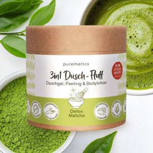 PUREMETICS DUSCH-FLUFF DETOX MATCHA 250g